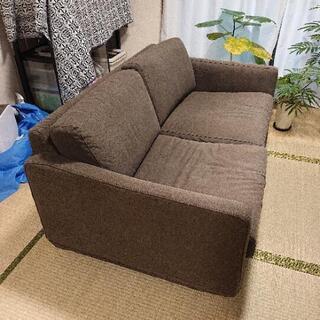 急募【0円お譲りします】無印良品２人かけソファーの画像