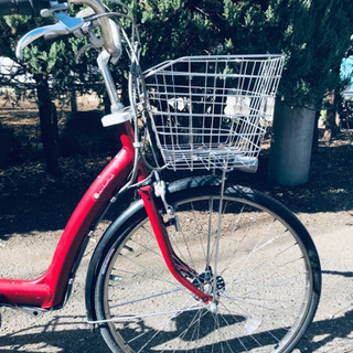 ➁ 4889子供乗せ電動アシスト自転車ヤマハ3人乗り20インチ