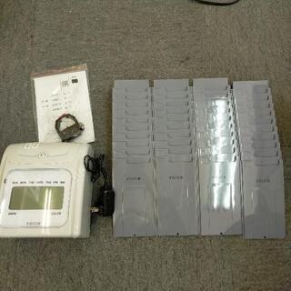 voice タイムレコーダー　タイムカードラック40名分