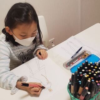 子供ファッションデザイン教室白金の画像