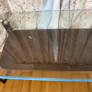 早い者勝ち‼️ ガラス ローテブル　¥0の画像