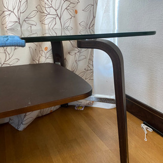 早い者勝ち‼️ ガラス ローテブル　¥0の画像