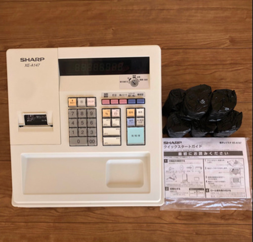 シャープ電子レジスタXE-A147W