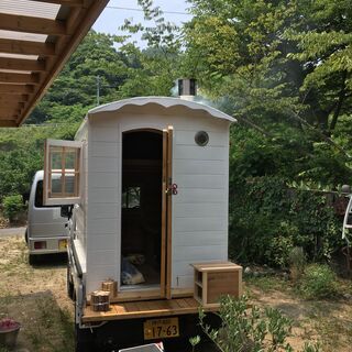 軽トラキャンピングカー　軽トラキャンパー　軽トラハウス　サンバートラックの画像