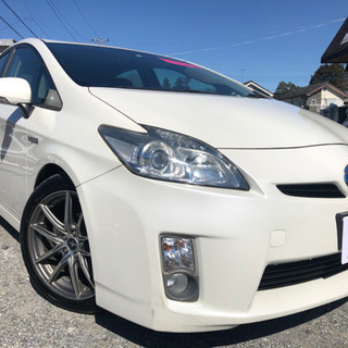 車検令和3年12月まで　H22年式 トヨタ　プリウス　S 車高調　ローダウン　社外アルミ　ワンセグ　機関良好　修復歴なし　乗って帰れる♪ 支払総額29.8万円★の画像