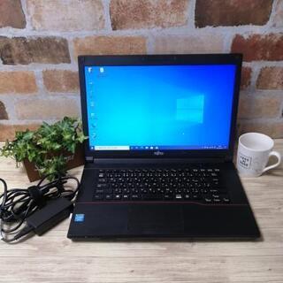 FUJITSU SSD 256GB CPU Celeron メモリ8GB ノートパソコン テレワーク