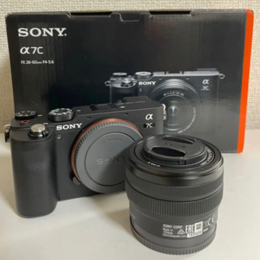 【引取り限定】ソニー　ミラーレスカメラ　α7C　レンズキット（ブラック）