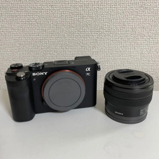 【引取り限定】ソニー　ミラーレスカメラ　α7C　レンズキット（ブラック）の画像