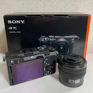 【引取り限定】ソニー　ミラーレスカメラ　α7C　レンズキット（ブラック）の画像