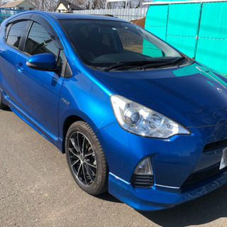 トヨタアクア  Gハイブリッド　H24年式 7万キロ 車検令和3...