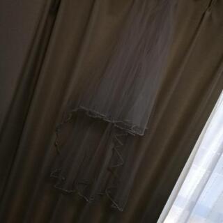 ウェディングベールパール付の画像