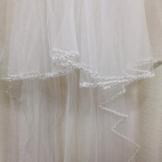 ウェディングベールパール付の画像