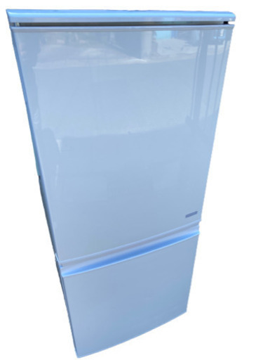 2016年製 シャープ 137L 2ドア冷蔵庫（ホワイト系）SHARP つけかえどっちもドア SJ-D14BのJoshinオリジナルモデル SJ-C14B-W(0223k)