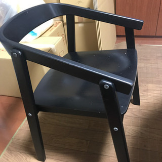 【0円】IKEA チェア1脚〜4脚　黒
