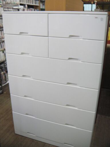 6段ハイチェスト　塗装仕上げ　タンス　洋服入れ　たんす　衣類収納
