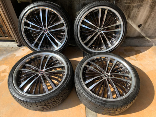 【再出品】20インチホイールタイヤセット　シャレン