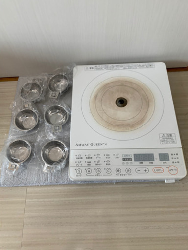 Amway 1部新品未使用クイーンクック24ピースセット＋インダクションレンジ