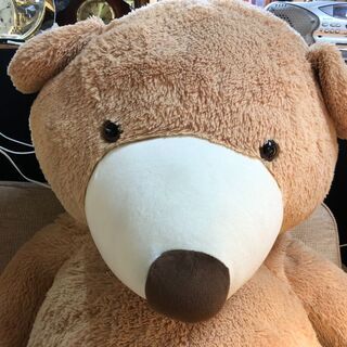 ☆中古 激安！！ 巨大縫いぐるみ　全長約170ｃｍ×幅約70ｃｍ×顔の奥行約50ｃｍ　　￥500！！の画像