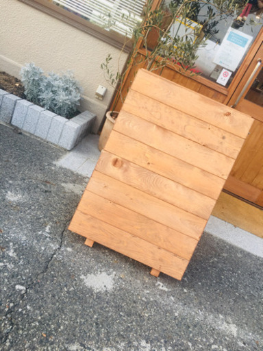 看板　現金受け渡し