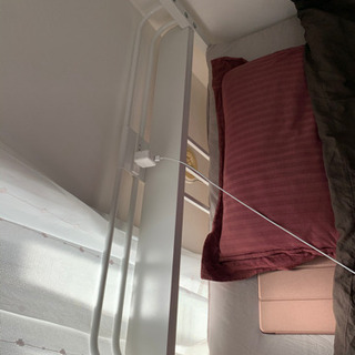 パイプベッド（白）の画像