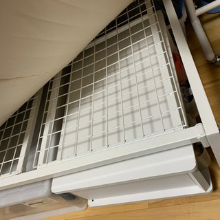 パイプベッド（白）の画像