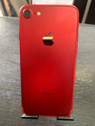 【SIMフリー】iPhone7 128GB (product)RED  画面割れ 2021/02/24