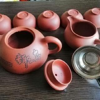 紫砂壺 茶碗の画像