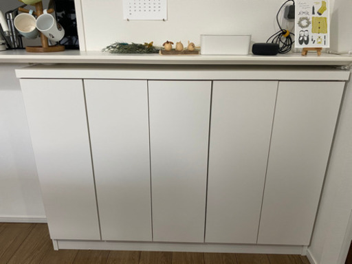 使用期間7ヶ月　ディノス　カウンター下収納棚