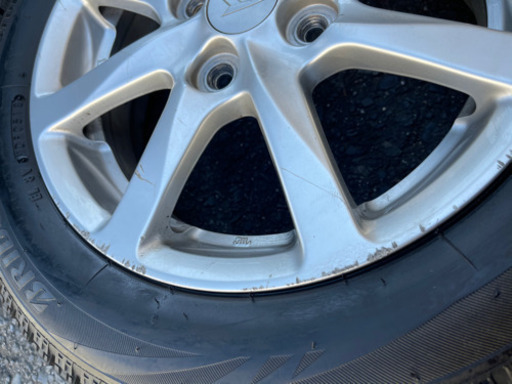 ダイハツ純正 ブリジストンブリザックVRX付き 18年製造 155/65R14 バリ溝