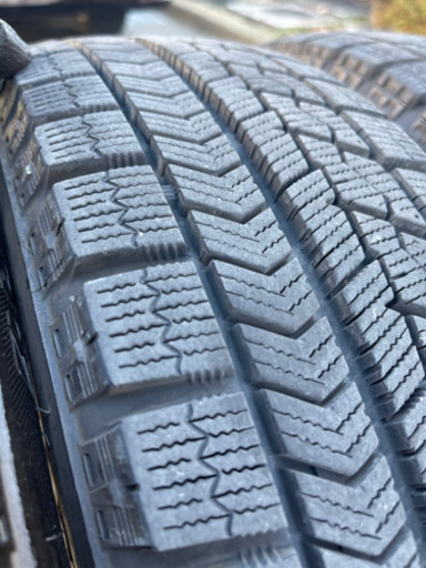 ダイハツ純正 ブリジストンブリザックVRX付き 18年製造 155/65R14 バリ溝 