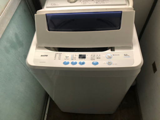 洗濯機　6キロ