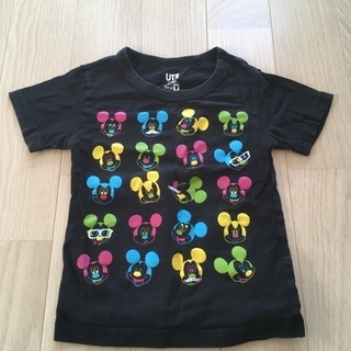【売ります】子供用ユニクロTシャツ100㎝（色：黒）