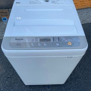 都内近郊無料で配送、設置いたします　即日可　2018年製　洗濯機 6キロ　Panasonic NA-F60B11 PA01