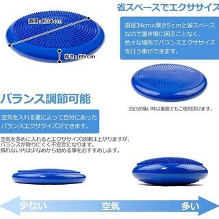 差し上げます！バランスディスク 体感鍛えてスタイルアップ 体幹エクササイズ バランス トレーニング シェイプアップの画像