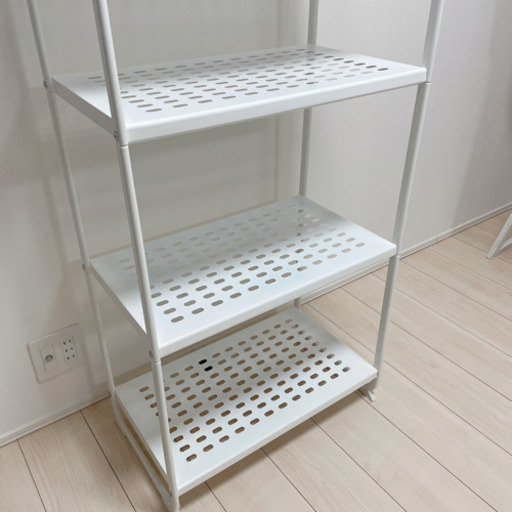 取りに来てくれる方！【IKEA】MULIG メタルラック 白/ホワイト