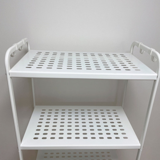 取りに来てくれる方！【IKEA】MULIG メタルラック 白/ホワイト