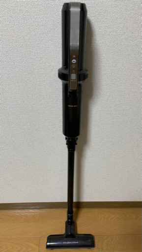 アイリスオーヤマ 充電式コードレススティッククリーナー メタリックブラック