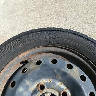 13インチ　タイヤ鉄チンホイール　2本セットの画像