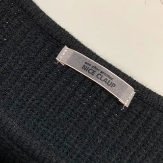 【お譲り先決定致しました】NICE CLATPニットワンピースの画像