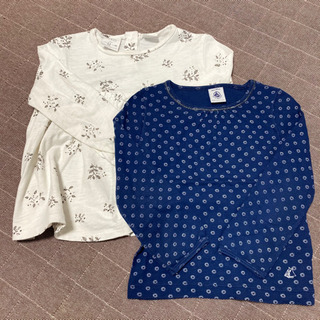 プチバトーとZARA ロンT 95-100