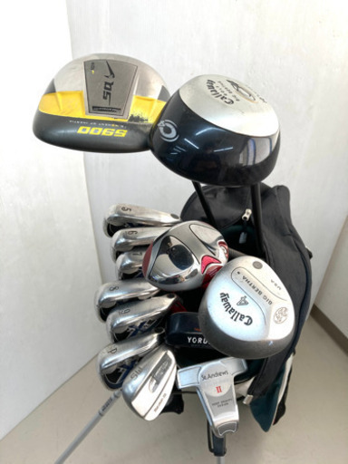 【SOLD OUT】 Callaway キャロウェイ ゴルフクラブ ＋ キャディバッグ ＋ NIKE SQ 5900ドライバー等 計1