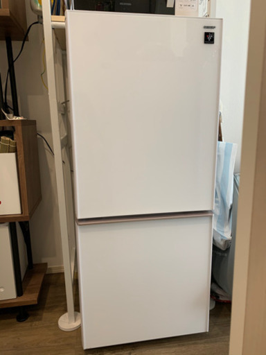 【美品】2018年製 SHARP SJ-GD14D-W プラズマクラスター付き