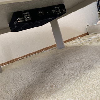 【無料】ローテーブル　更にはこたつ付き　両方で使える‼️の画像