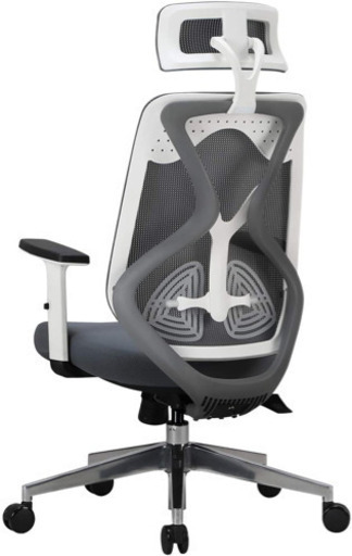 Hbada 定価3万円　新品　オフィスチェア　 デスクチェア - ハイバック メッシュ 昇降アームレスト 可動式ヘッドレスト 腰痛 ランバーサポート 約125度ロッキング 通気性 アルミ合金製ベース