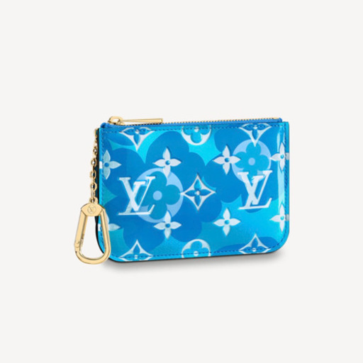 2021新作　完売　バレンタイン限定　ルイヴィトン　ヴェルニ　キーケース　ブルー