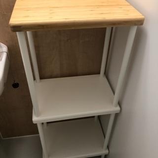 【IKEA】【ほぼ新品】【4つまとめて】バスルーム用オープンラック