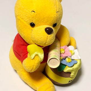 プーさん　電報の入るぬいぐるみ