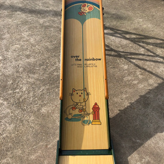 すべり台　木製　昭和レトロの画像
