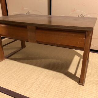 引出し付き文机