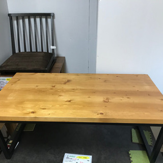 【リサイクルショップ八光　田上店　配達・設置OK】LOWYA ロウヤ ローテーブル 天然木 無垢材 センターテーブル デスク　ライトブラウンの画像